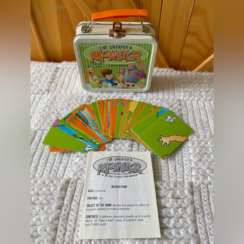 Fundex I’ve Created A Monster Lunchbox Card Game